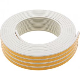 Резиновый уплотнитель СИБРТЕХ (12 м; профиль E; белый) 88911 