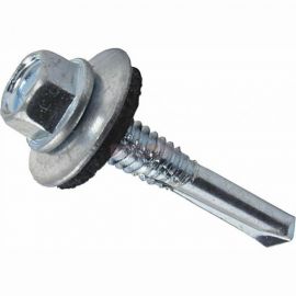 Кровельный саморез с длинным сверлом Метизный двор 6.3х38, 100 шт. 4690441023919 