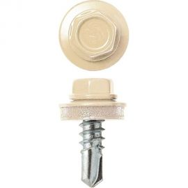 Кровельный саморез КРЕП-КОМП 4,8x19 RAL1015, светлая слоновая кость, Kn KENNER, 300 шт. ск48191015ф 