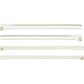 Роликовые направляющие MF DS10 450 мм, белые 10149v 