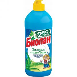 Средство для мытья посуды БИОЛАН Бальзам Алоэ Вера, 450 мл 605059 