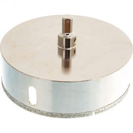 Коронка алмазная с центрирующим сверлом по керамике и кафелю 130 мм TRIO-DIAMOND 400130 