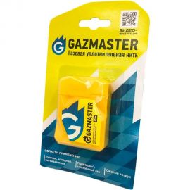 Газовая уплотнительная нить СантехМастер ""GAZMASTER"" 25 м, бокс, блистер 04160 