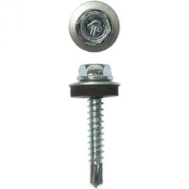 Саморезы для крепления кровельных материалов к деревянной обрешетке Зубр оцинкованные, 4,8x29 мм, 2500 шт 4-300310-48-029 