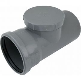 Ревизия с крышкой Flextron D 110 мм для внутренней канализации 138863 