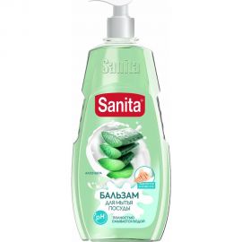 Бальзам для мытья посуды SANITA Pure Алоэ Вера 450 г 22941 