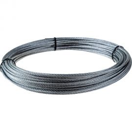 Трос стальной канат г/п 500 кг, 6 мм, 20 м для лебёдки OCALIFT tros6n20m 