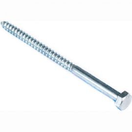 Сантехнический болт Стройбат DIN 571 8x120 белый цинк 20 шт 007341 