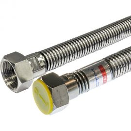 Подводка для газа СТМ ГАЗ сильфонная, 1/2"", гайка-гайка, 60 см CGHF1206 