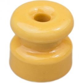 Изолятор для наружного монтажа Bironi R, керамика, цвет песочное золото (50 шт/уп) R1-551-019-50 