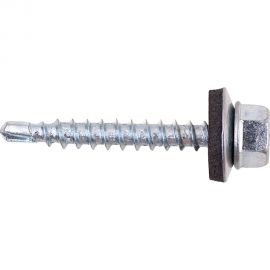 Кровельный саморез Стройбат оцинкованный с буром 4.8x28 мм 300 шт. 024570 