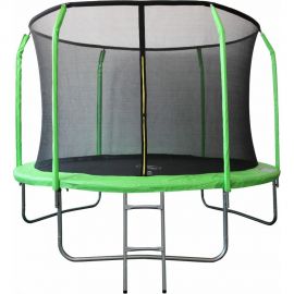 Батут с защитной сеткой внутри и лестницей SportElite 10FT 3.05 м, фибергласс, салатовый GB30201-10FT 