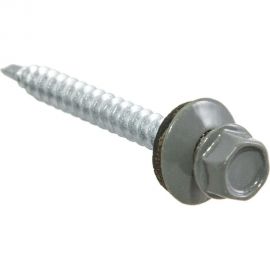 Кровельные саморезы с буром Стройбат 4,8x35 тем.серые 250 шт. 287380 