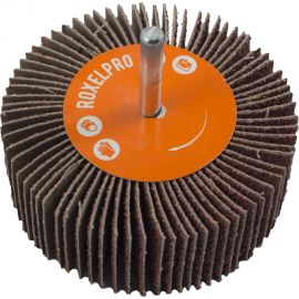 Щетка лепестковая абразивная ROXTOP на шпинделе (40х20х6 мм; Р100) RoxelPro 133427 