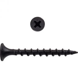 Усиленный саморез по дереву КРЕП-КОМП черный, 3,5x45, 15 кг чд45т 