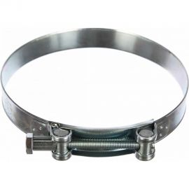 Силовой хомут Nord-Yada Д: 149-161 мм, Ш: 26 мм, Т: 1,0 мм, болт: М10х85, нерж. сталь 907046 