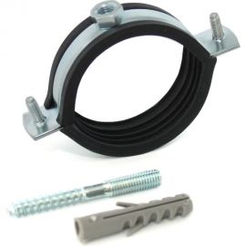 Сантехнический хомут для труб со шпилькой и дюбелем СВК М8, 54-59 мм, 1 3/4"" SVK-F054М8i 