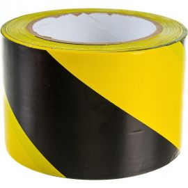 Лента ПВХ для разметки Mehlhose GmbH толщина 150 мкм цвет желто-черный KMSW07533 