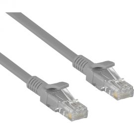 Патч-корд ExeGate UTP-RJ45-RJ45-C6-CU-0,5M-GY, UTP, cat.6, 0.5м, медь, серый 282002 