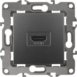 Розетка ЭРА 12-3114-12 HDMI, IP20, 12, графит Б0027487 
