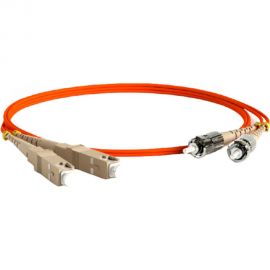 Волоконно-оптический шнур Hyperline FC-D2-62-SC/PR-ST/PR-H-3M-LSZH-OR патч-корд MM 62.5/ 239531 