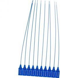 Пластиковая номерная пломба Пломба.Ру D 2,3 мм, L 350 мм, Цвет синий 50 шт. 639317 