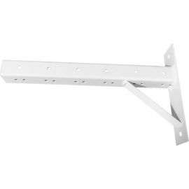 П-образный кронштейн ООО Промекон 300x180 мм, левый, белый 1000000051 