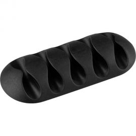 Держатели для 5 проводов на клейкой основе, цвет-черный, 2 шт PARK 103761 