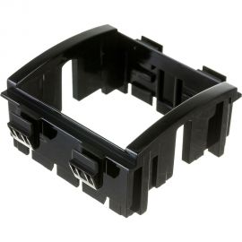 Каркас под 2 модуля DKC BRAVA, цвет черный F0000MB 