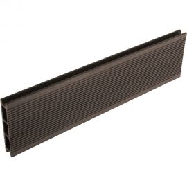 Доска для грядки Grinder Deco шлифованный мелкий вельвет, ДПК, 125х25х1500 мм, шоколад GD 7 