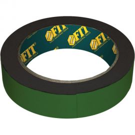 Двухсторонняя монтажная клеящая лента FIT IT на вспененной основе с полимерной подложкой 12 мм х 5 м 11795 