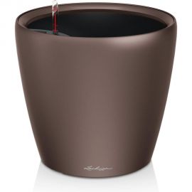 Кашпо LECHUZA Classico LS Complete 21x20 см, кофе металлик 16021 