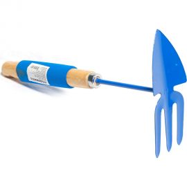 Комбинированная мотыжка-рыхлитель с деревянной ручкой САДОВИТА лепесток с мягкой вставкой 00076520 