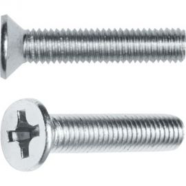 Винт STARFIX потайная головка, М4x8 мм, цинк, класс прочности 5.8, DIN 965, 50 шт. SMZ1-46814-50 