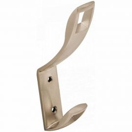 Крючок Tech-Krep 08, 2-х рожковый, высокий, сатин 1 шт - пакет 129902 