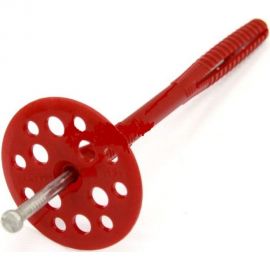 Дюбель для теплоизоляции с металлическим гвоздём 10х90, 250шт Tech-Krep 130109 