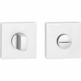 Квадратная завертка к ручкам RENZ супер белый INBK 03 SW 