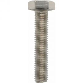 Болт с шестигранной головкой ВИРТУОЗ 5x16 мм, DIN 933, нержавеющая сталь А2, 4 шт. 35787 
