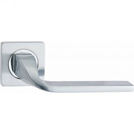Ручка дверная ЦАМ матовый хром Вантаж V12L 