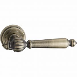 Ручка дверная ЦАМ матовая бронза Вантаж V17M 