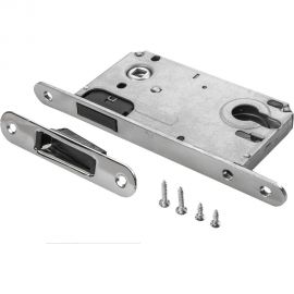 Магнитный замок под цилиндр RENZ РЕНЦ, никель матовый INMagn 85 SN 