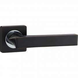 Ручка дверная ЦАМ черный с патиной Вантаж V04BL 