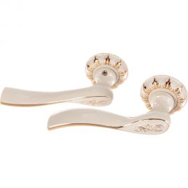 Дверная ручка Флория РЕНЦ DH /N/ 17-10 W/GP 