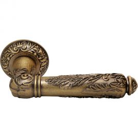 Дверная ручка RUCETTI RAP-CLASSIC 7 OMB, цвет-старая матовая бронза 9011386 