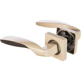 Дверная ручка RENZ Анцио, бел/хр.блест КВ INDH 433-02 W/CP 