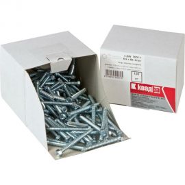 Саморез Квадра DIN 7976 5.5x50 цинк, кор. 100 шт., 6-гр. голова, острый 765550003100 