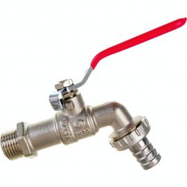 Шаровой кран EUROS водоразборный, 1/2"" НР-НР, ручка-рычаг EU.YT2075030 12_k 