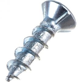 Оконный саморез КВАДРА острый, 4.1x16, белый цинк, фурнитурный, кор. 1000 шт. 411613001001 