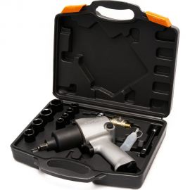 Пневматический гайковерт Rossvik 1/2"", 700 Hм, с набором головок RT-5268K 