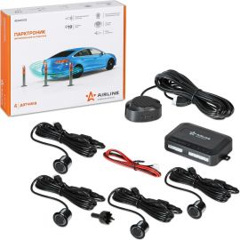 Парктроник на 4 датчика Airline черные, звуковой зуммер AEAW002 